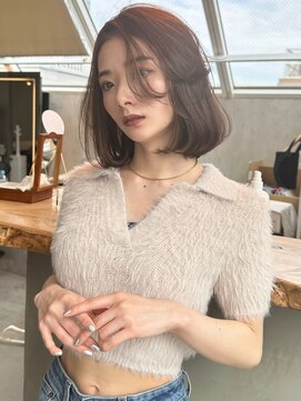 ロンドアリシア 金山(Lond Alexia) 艶髪 髪質改善 ブリーチなしダブルカラー レイヤー 韓国風5124