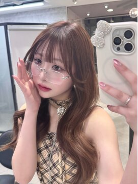 リリー(Lilley) マロンベージュ×姫カットレイヤー×韓国風巻き×髪質改善