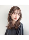 トレンドカラーセミロング・