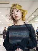 ウルフボブ×セクションカラー