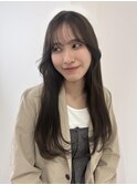髪質改善/丸顔/卵形/チェリーブラウン/ミニウルフ