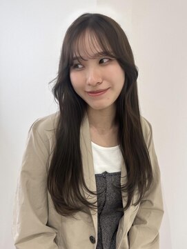 シェノン 夙川(CHAINON) 髪質改善/丸顔/卵形/チェリーブラウン/ミニウルフ