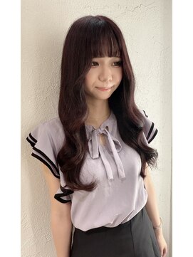 ホープ(hope) ピンクカラー×レイヤーカット【梅田/茶屋町/レイヤー】