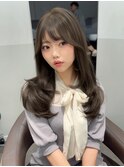 シフォンベージュ×レイヤーカット