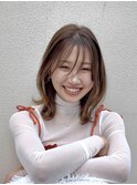 天神／大名／赤坂　くびれミディアム×透け感ベージュ