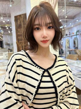 ロンドローズ 名古屋(Lond damaskRose) 20代　30代　みんなが憧れるぷつっとボブ