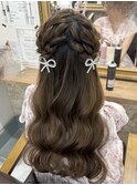 もこもこハーフツイン