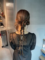 【タイトポニーテール】結婚式/二次会//銀座/ヘアセット/成人式