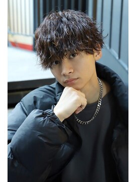 リップス 二子玉川店 (LIPPS) 【波巻パーマ】前下がりマッシュ