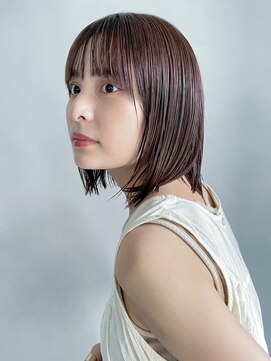 アルバム 新宿(ALBUM SHINJUKU) ボブショートミディアムおくれ毛前髪カット_F40170