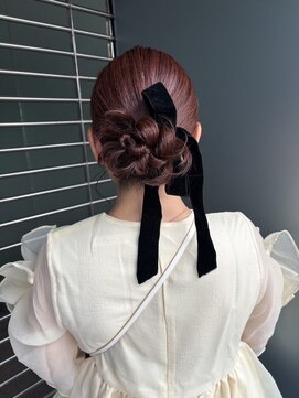 ランリ 金山 名古屋(Ranri) 【艶感◎アップスタイル】　金山/名古屋/ヘアセット