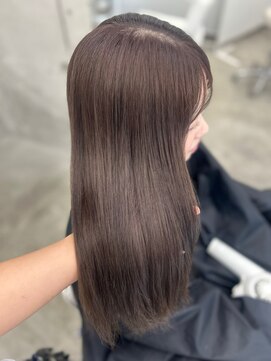 アイシー 表参道(ICY) 透明感グレージュカラー/ブリーチなし/顔周りカット