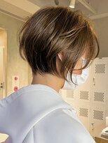 ディバイン 船橋店(divine)&nbsp;船橋ショートヘアイルミナカラー顔周りレイヤーボブ30代40代韓国