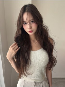 ヴェルア 四条烏丸(Velua) 20代30代ふんわりロング韓国レイヤー波巻暗めカラーブラウン
