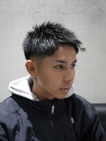 メッツ 原宿(METS)&nbsp;MEN'S/黒髪ベリーショート×スキンフェード/短髪
