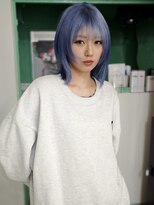 スリット(slit)&nbsp;ブルーシルバー/レイヤーカット