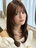 ロンドガーネット 池袋(Lond garnet)&nbsp;暗めカラー/韓国風巻き/レイヤーカット/髪質改善/縮毛矯正/池袋