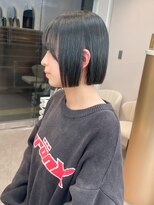 ロンド ブランシュ 錦糸町北口(Lond blanche)&nbsp;オリーブグレー/韓国レイヤーカット/マロンベージュ/ボブ/小顔