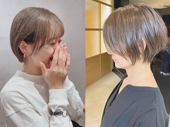 チェレ ロッソ 金剛店(Chere rosso)の写真/理想のショート◎レイヤーカットで叶える、計算された美しいシルエット。