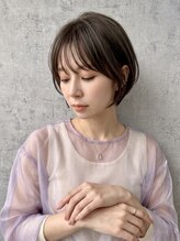 ミム(Mimu)&nbsp;オリーブアッシュ/大人ショート/くびれショート/似合わせカット