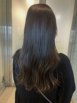 ラニヘアサロン(lani hair salon) オリーブグレージュ/ブリーチなしダブルカラー