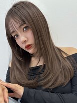 リリット(ReLit) ハイライト髪質改善オリーブグレーココアベージュ黒髪クラゲヘア