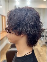 バーバーショップテト(barber shop tete)&nbsp;サーフカール　ノーセット　ラフパーマ　ルーズパーマ