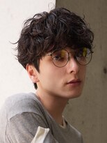 フィフス 大分(fifth)&nbsp;大分シャドウパーマメンズカットラウンドマッシュツーブロック