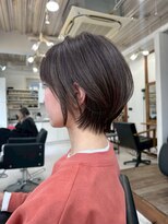 ハーツ 青山表参道店(Heart's) 白髪ぼかし脱白髪染め似合わせショートボブ40代50代60代