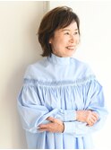 【えがお美容室】50代に人気☆空気を纏うミディアムヘア