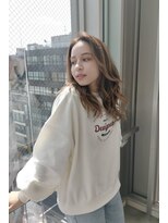 セシル ヘアー(Cecil hair)&nbsp;ゆるふわウェーブ×かき上げバング