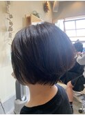 【大人可愛い】ショートボブ　透け感　ボブ　ショート　人気
