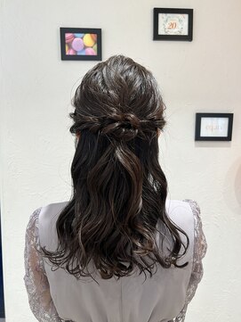 エクリ シセイドウ 麻布十番店(equri×SHISEIDO) 【麻布十番】イベント前のゆるふわハーフアップ♪