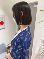 フレームプラス 御堂筋難波店(FRAME +)&nbsp;切りっぱなし丸みボブ