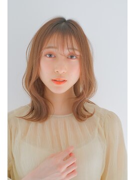 ガリカ 横浜(Gallica) 大人かわいいゆるふわフェミニンブリーチなしダブルカラー<横浜>