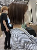 切りっぱなしボブ