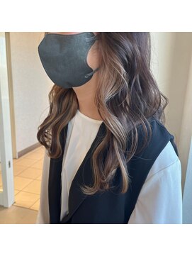 リセテラス (Lycee terrace) インナーカラー/ミルクティー/20代/30代