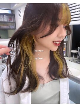 リリー(Lilley) (lilley内堀)福岡美容室×ブリーチカラー×インナーカラー