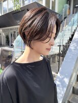 ヌード(NUDE)&nbsp;NUDEメンズライクくびれショート 丸みショート 大人ショートボブ