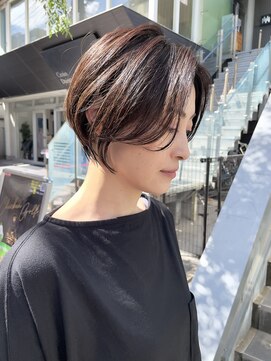 ヌード(NUDE) NUDEメンズライクくびれショート 丸みショート 大人ショートボブ