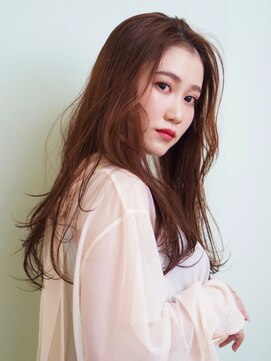 ビュートリアム265(BEAUTRIUM 265) ロングレイヤーカット 顔まわりレイヤーロング ブラウンベージュ