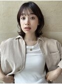 ボブ/ロブ/切りっぱなし/前髪/顔周りカット/銀座一丁目