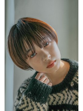 ヘアー アイス ルーチェ(HAIR ICI LUCE) ショートボブ 丸みショート ショートヘア ナチュラルヘア/山中