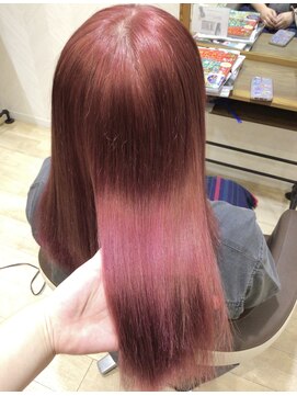 ヴィヴァーク 拝島駅前店(vivarc) 透明感抜群♪ダブルカラーブリーチハイトーンピンク