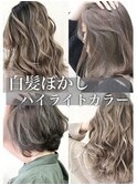 大人美人/外ハネボブ/夏カラー/くびれミディアム/20代30代