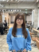 カシェル(cashel kishaba)&nbsp;ざくざくレイヤー×まろやかブラウン