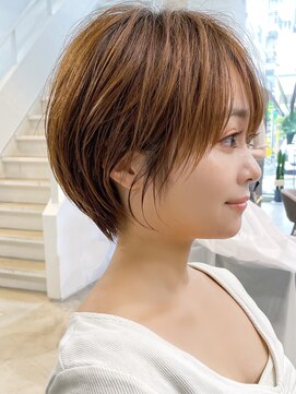 ヨリ トウキョウ(yori Tokyo) 前髪あり小顔つや髪顔まわり簡単スタイリングショートボブヘア