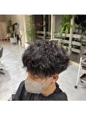 メンズ王道マッシュツイストスパイラル