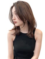 ハイライトバレイヤージュダブルカラーケアブリーチ30代40