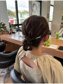シニヨンアレンジ